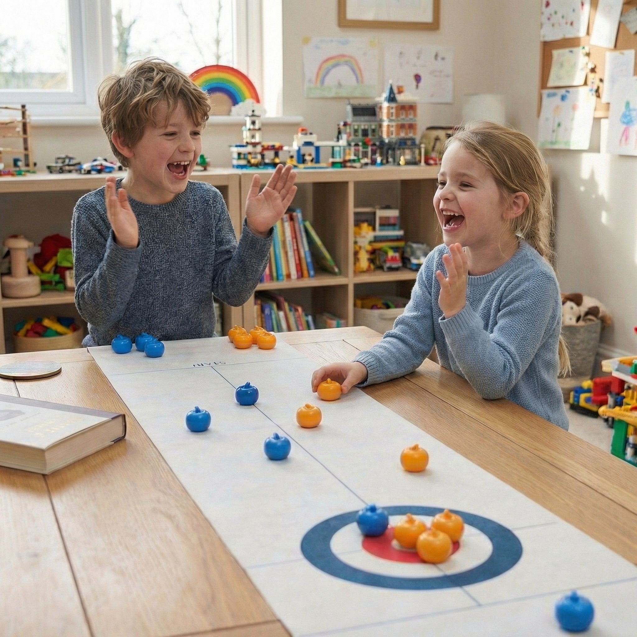 StormSlide™ Mini Curling Set — Ignite Family Fun and Sharpen Every Mind with Every Slide