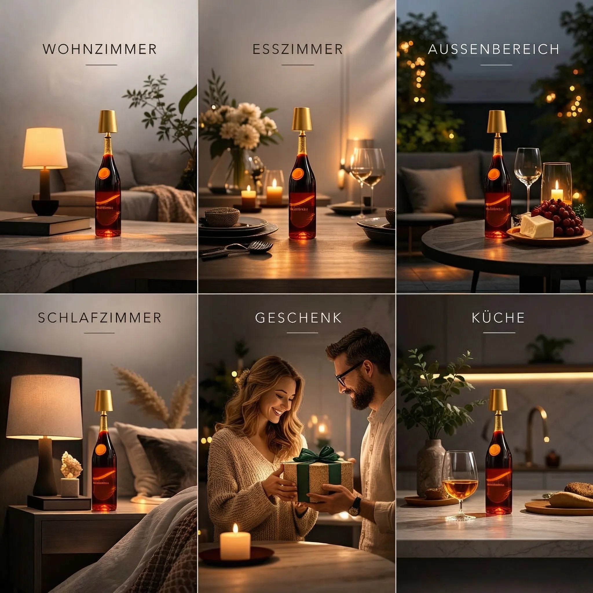 Transform Any Bottle into a Cozy Table Lamp
