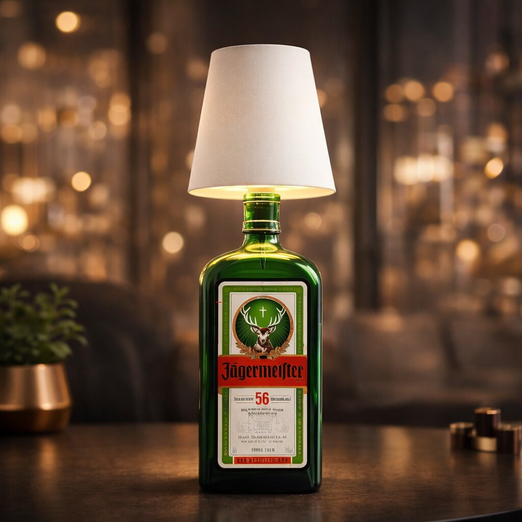 Transform Any Bottle into a Cozy Table Lamp