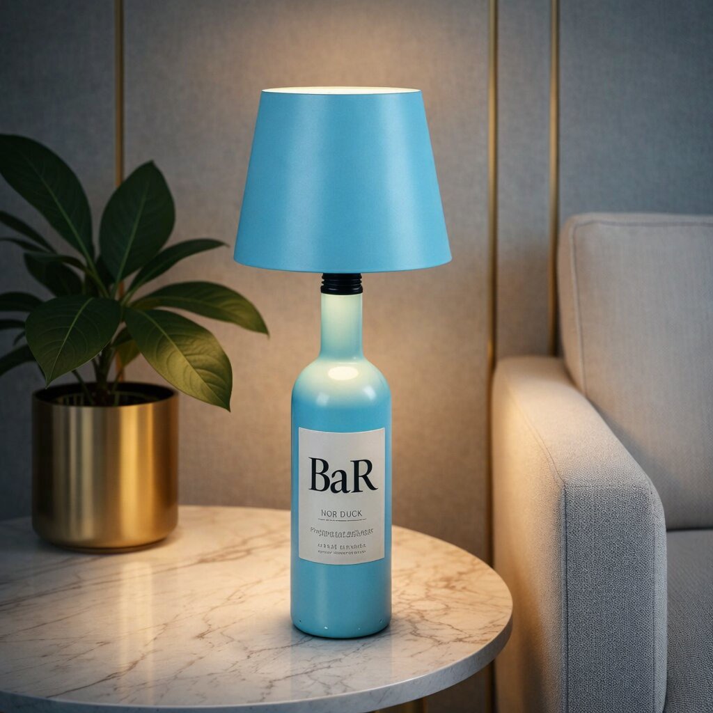 Transform Any Bottle into a Cozy Table Lamp