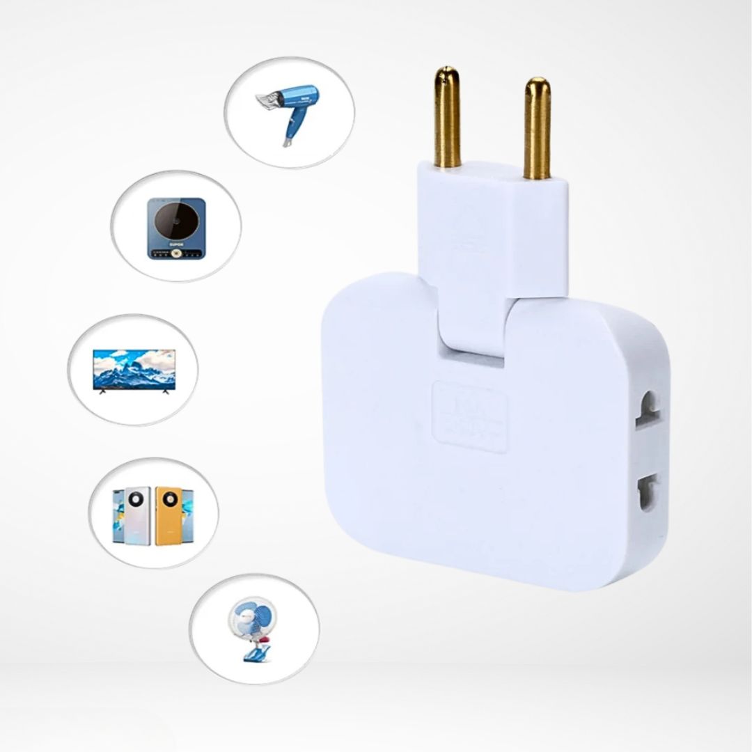 Ultra-Slim 3-Outlet Rotating Power Adapter
