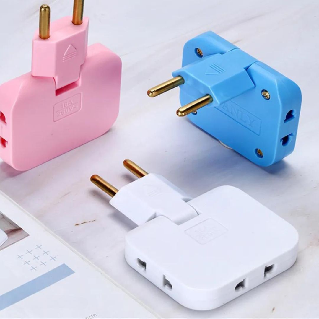 Ultra-Slim 3-Outlet Rotating Power Adapter