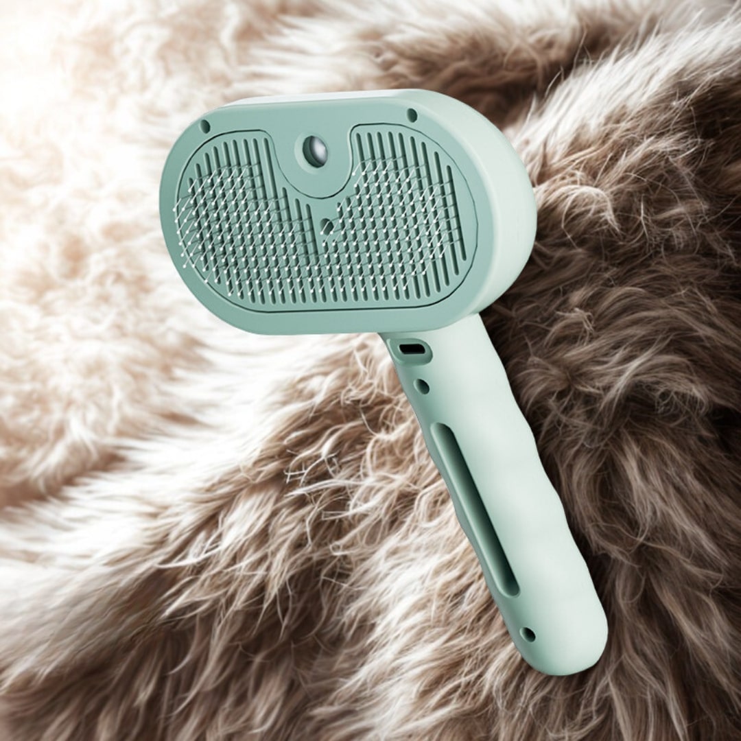 Pet Grooming Brush with Steam Function for Dogs & Cats
