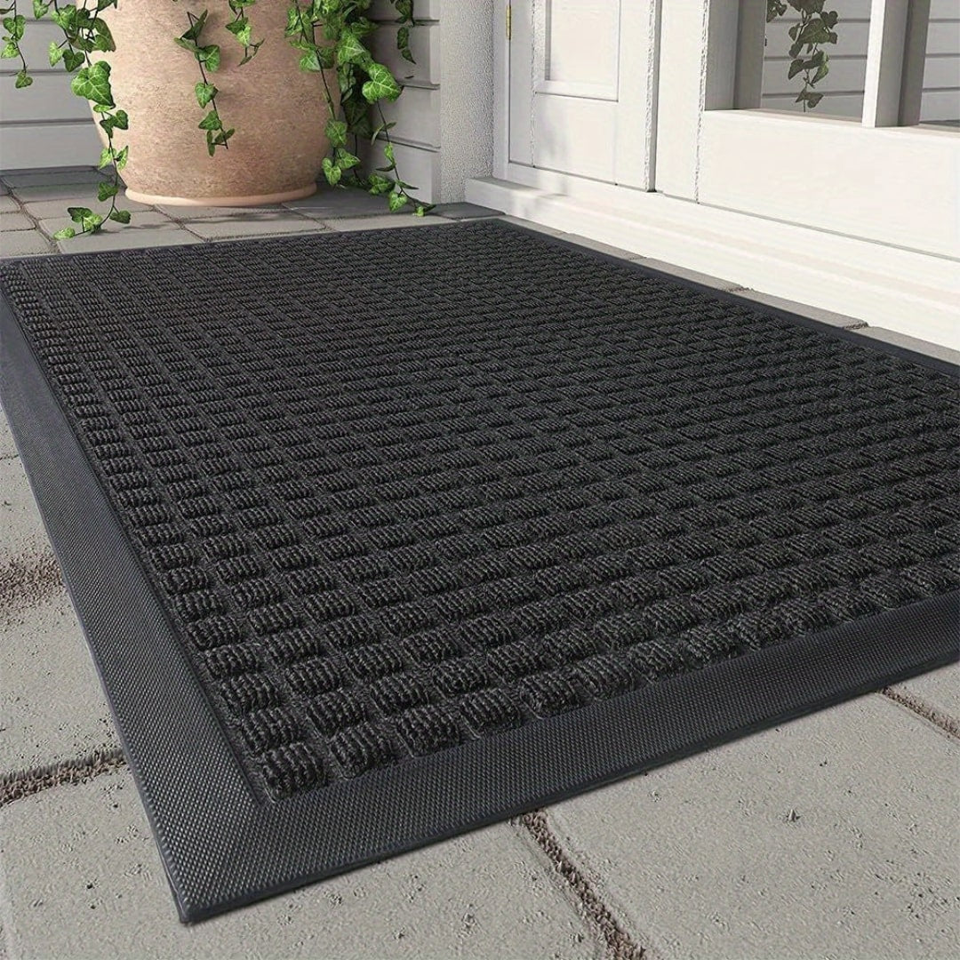 Durable Indoor & Outdoor Entry Mat | Non-Slip Dirt Catcher