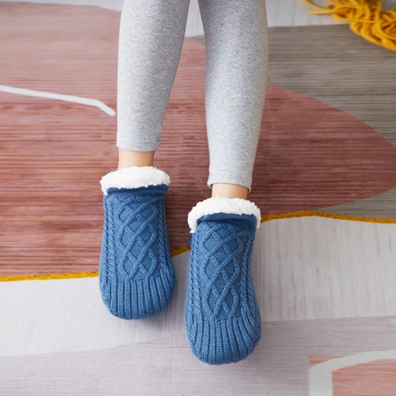 CozyGrip Socks for Men & Women | Non-Slip Knitted Footwear