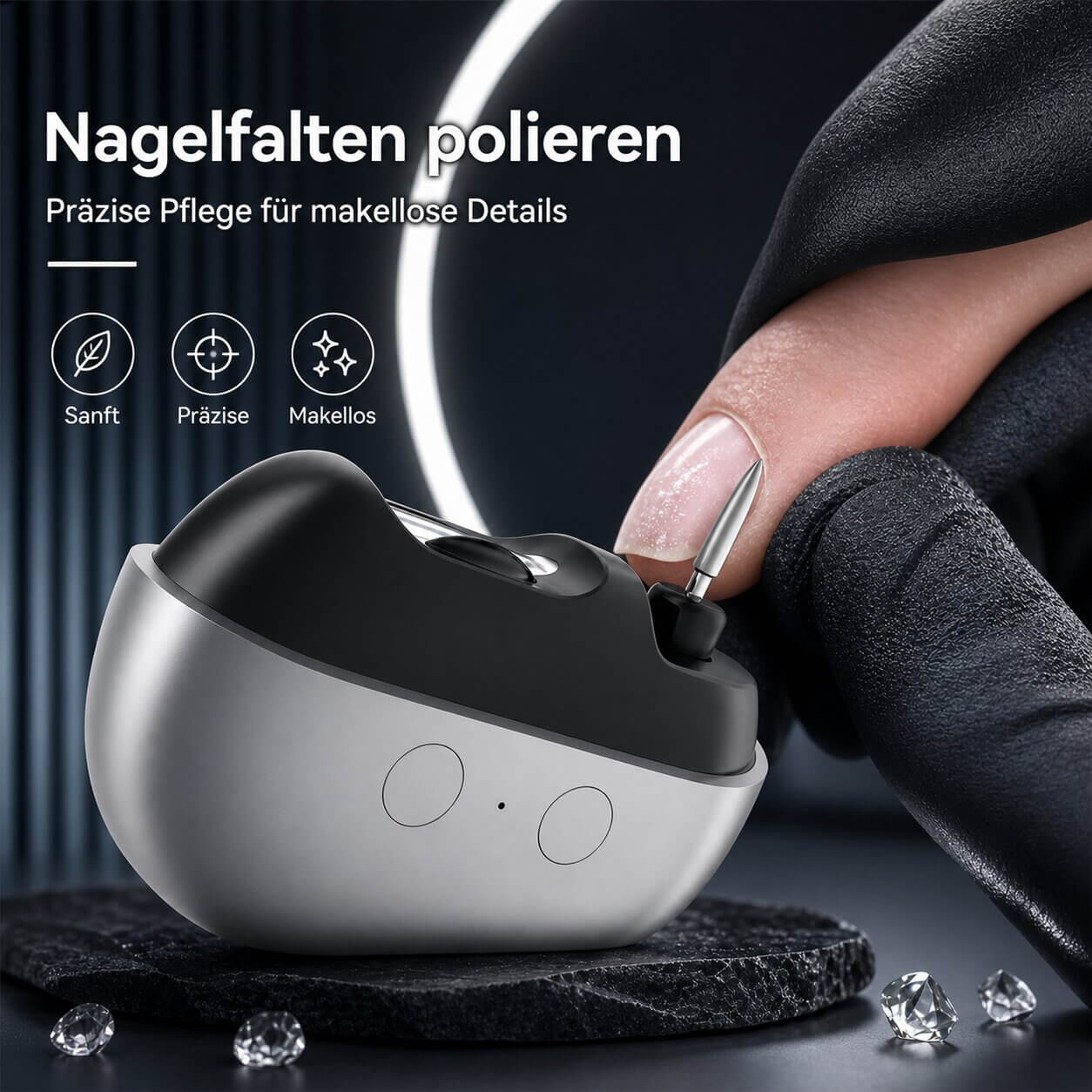 Rechargeable Nail Clipper with LED Light for Precision Trimming