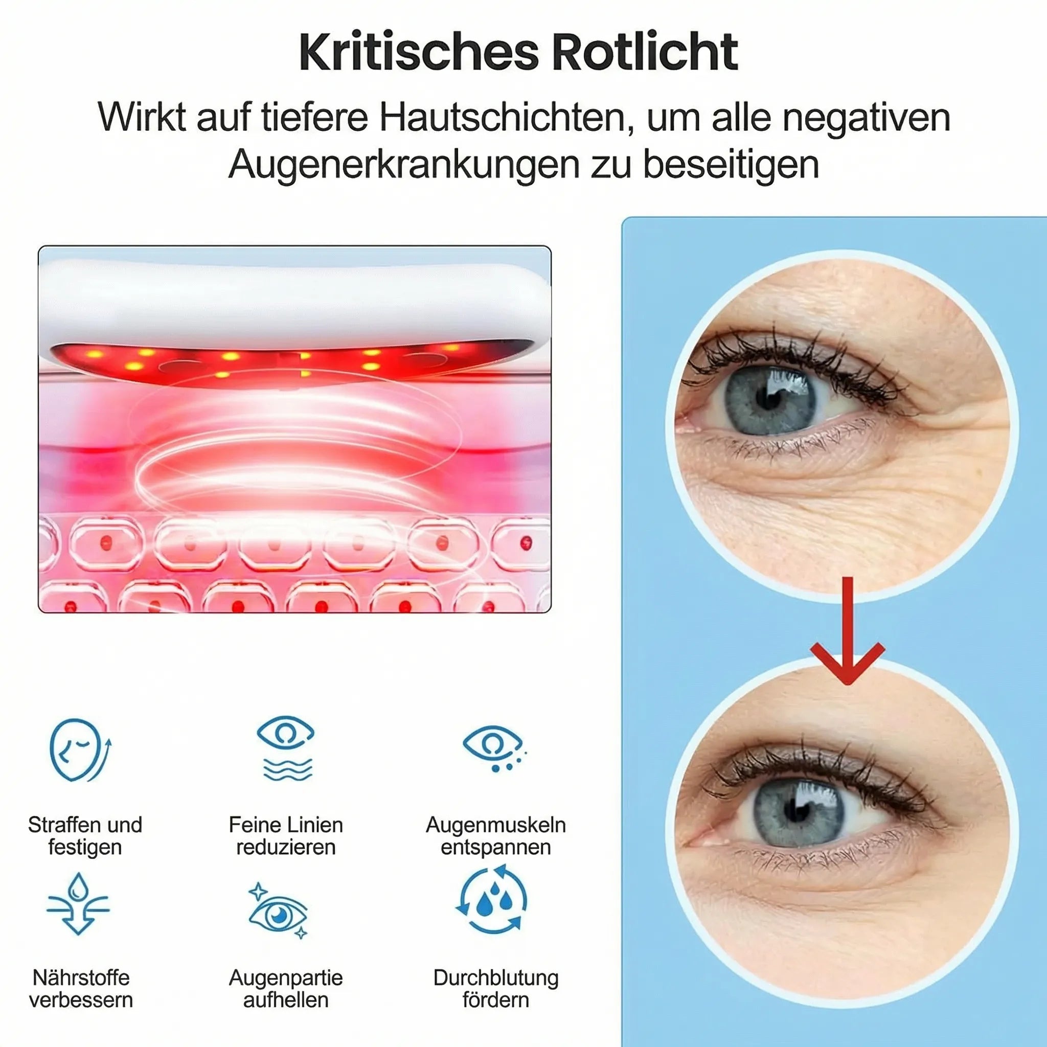 Revitalizing Eye Treatment Device for Dark Circles & Puffiness