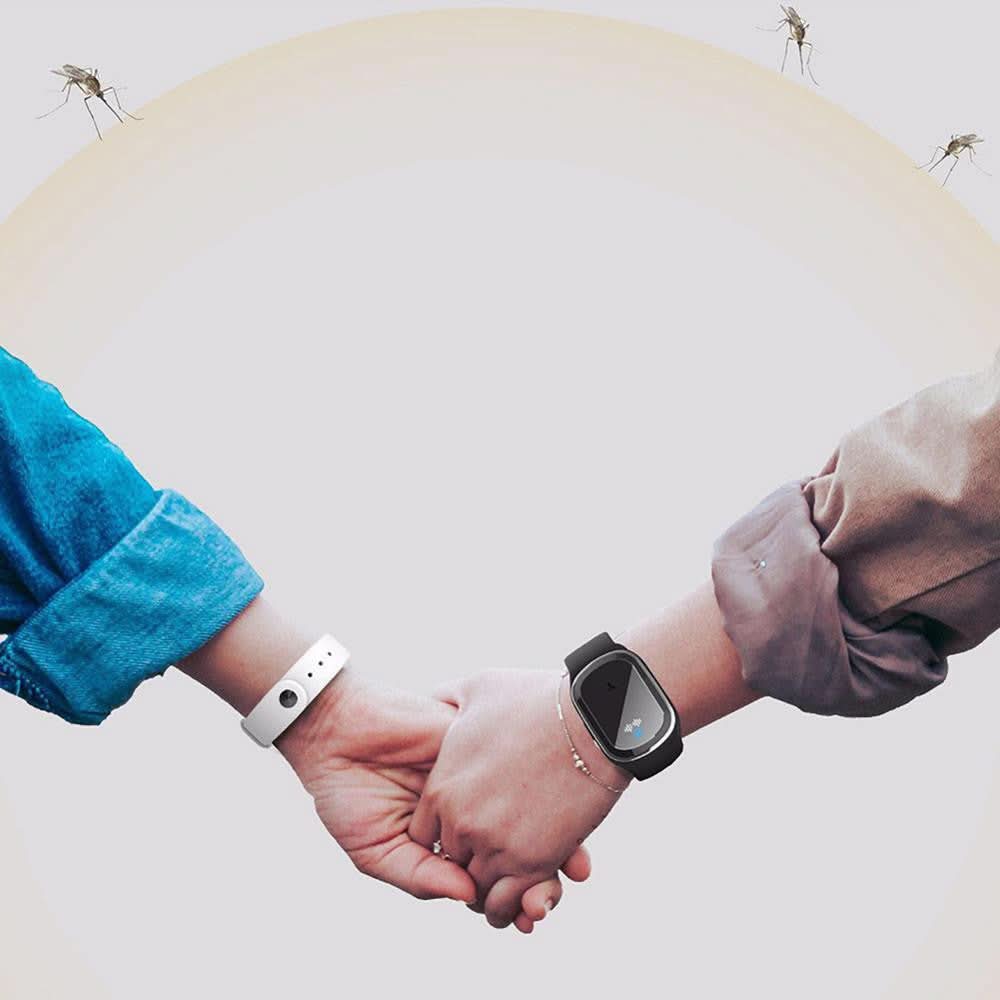 SmartWave Mosquito Defense Bracelet with Rechargeable Battery