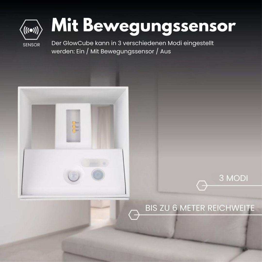 Cordless LED Wall Light with Sensor | Stylish Indoor & Outdoor Lamp