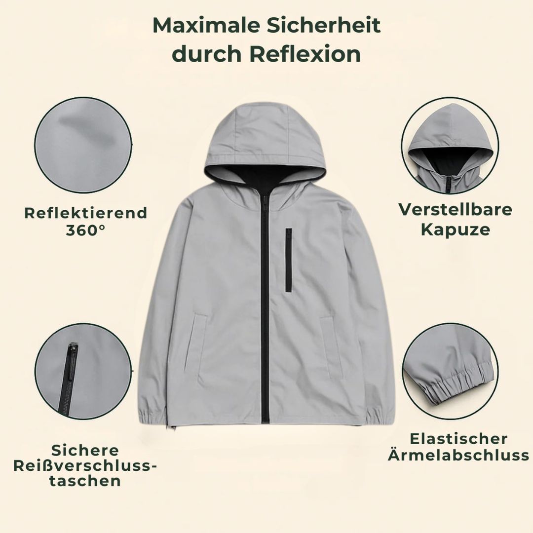 High-Visibility Reflective Jacket for Men and Women