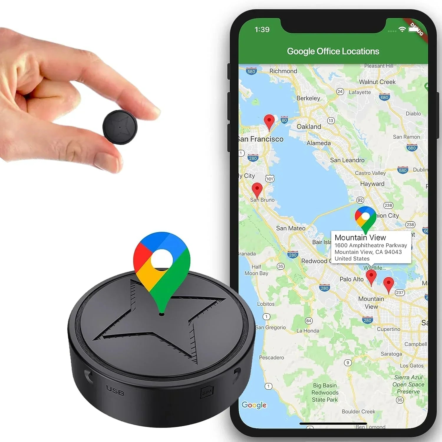 Portable Magnetic Location Tracker – Secure Your Belongings Anytime
