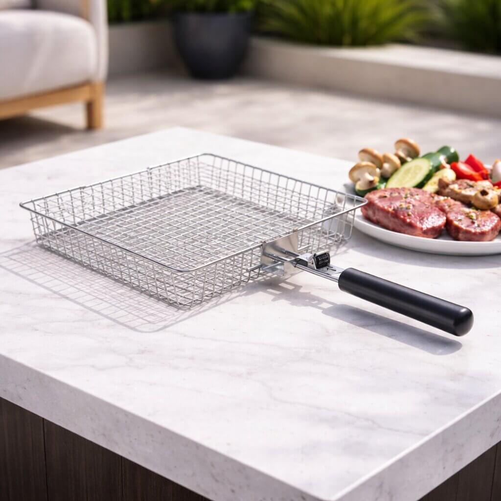 Stainless Steel BBQ Basket for Perfect Grilling