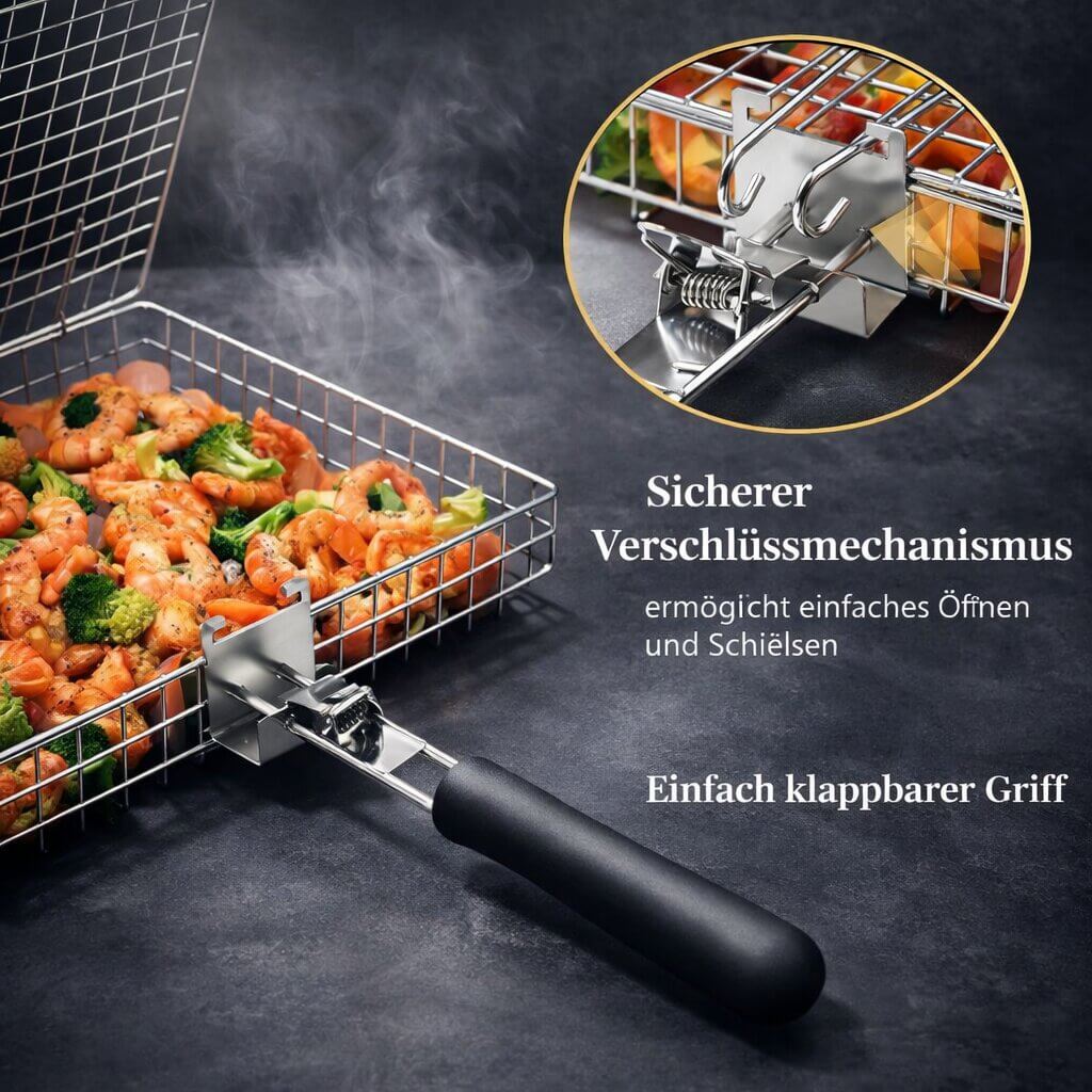 Stainless Steel BBQ Basket for Perfect Grilling
