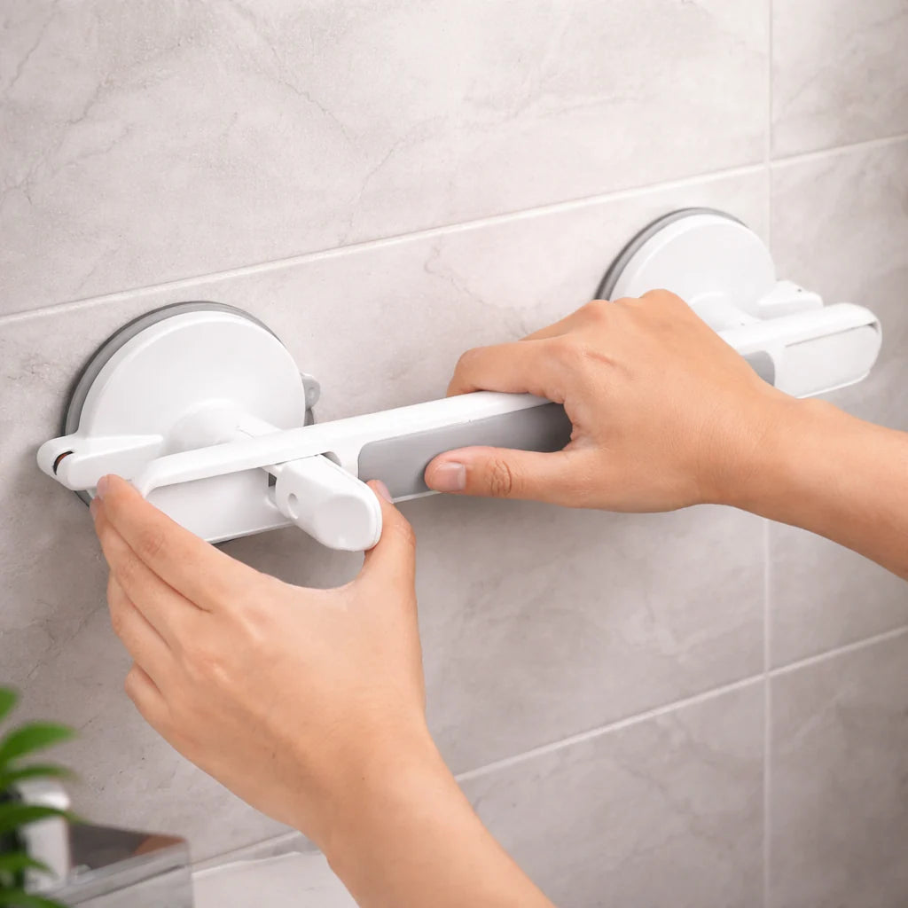 SecureGrip: Non-Drill Safety Handle for Shower & Bath