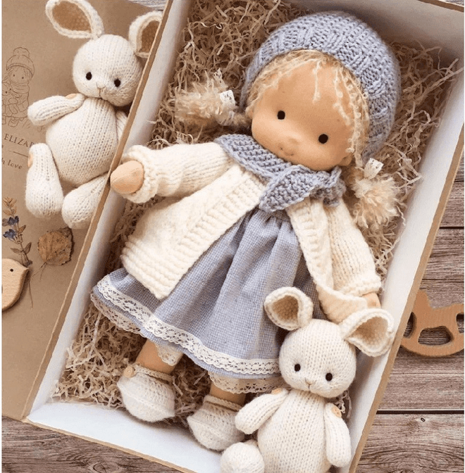 Cozy Winter Companion Doll for Playtime Adventures