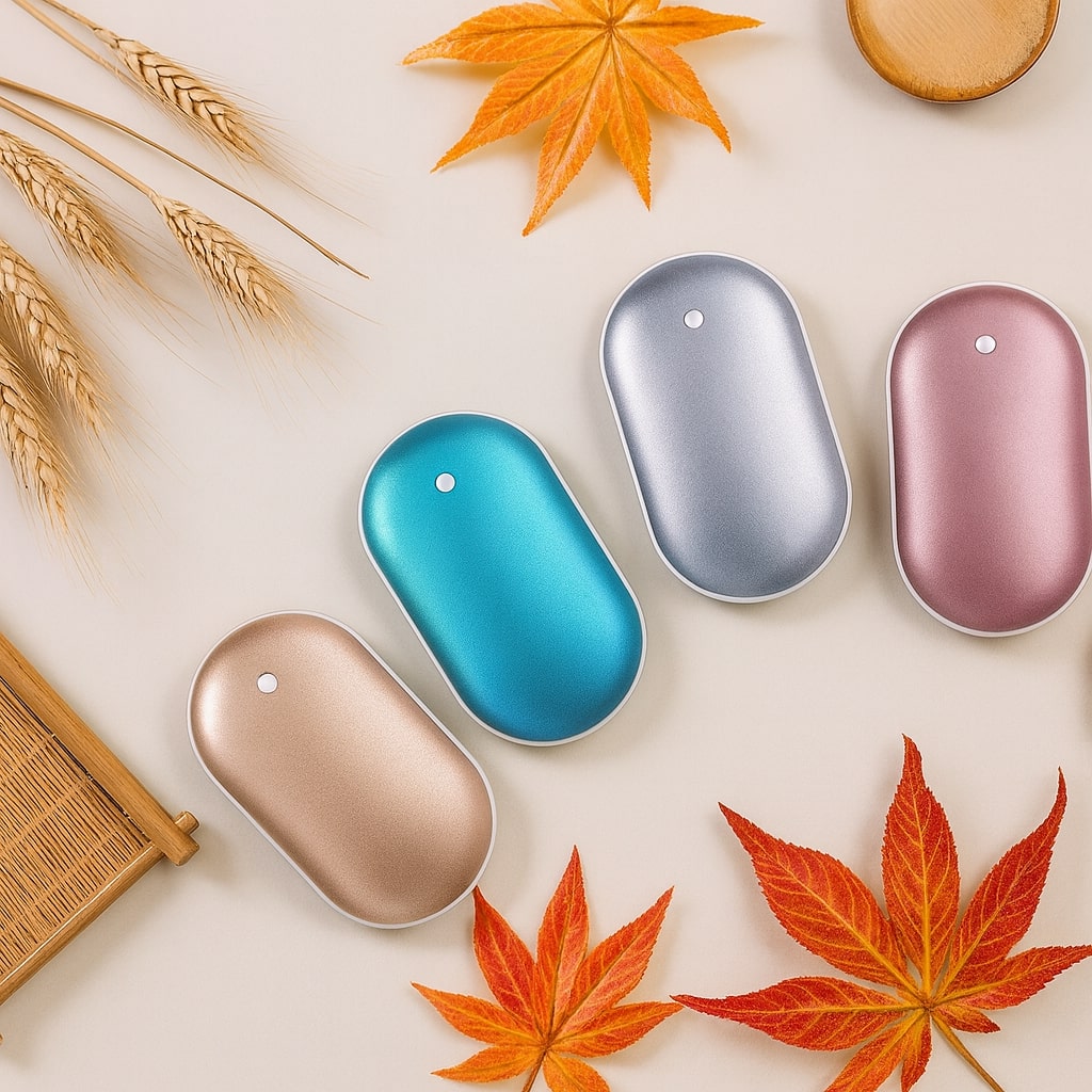 Compact Hand Warmer & Power Bank for Instant Comfort