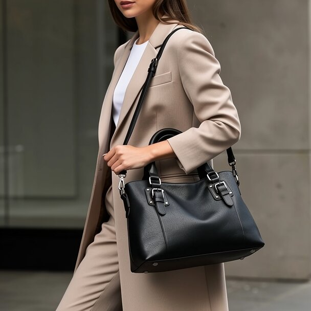 Chic Everyday Shoulder Bag | Stylish Faux Leather Design