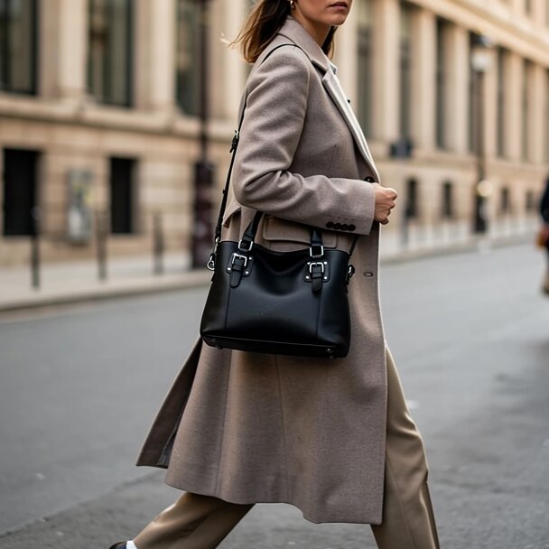 Chic Everyday Shoulder Bag | Stylish Faux Leather Design
