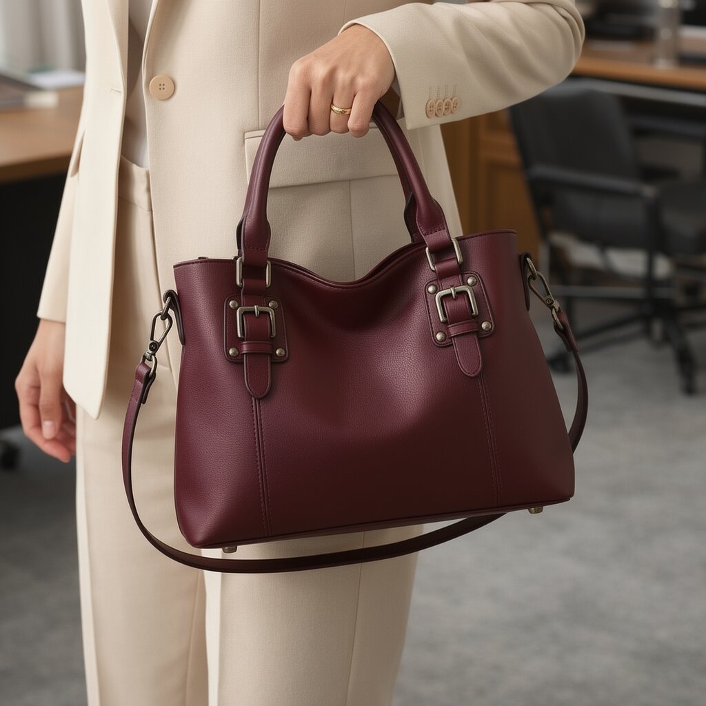 Chic Everyday Shoulder Bag | Stylish Faux Leather Design