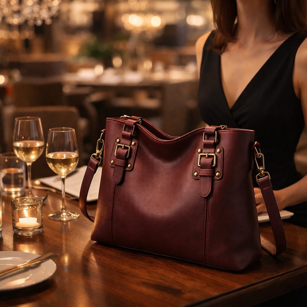 Chic Everyday Shoulder Bag | Stylish Faux Leather Design