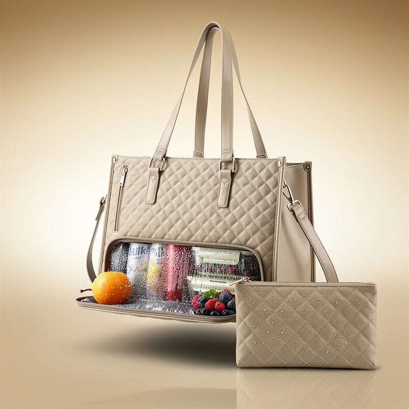 Chic Insulated Tote Bag for Women | Stylish Cooler Bag