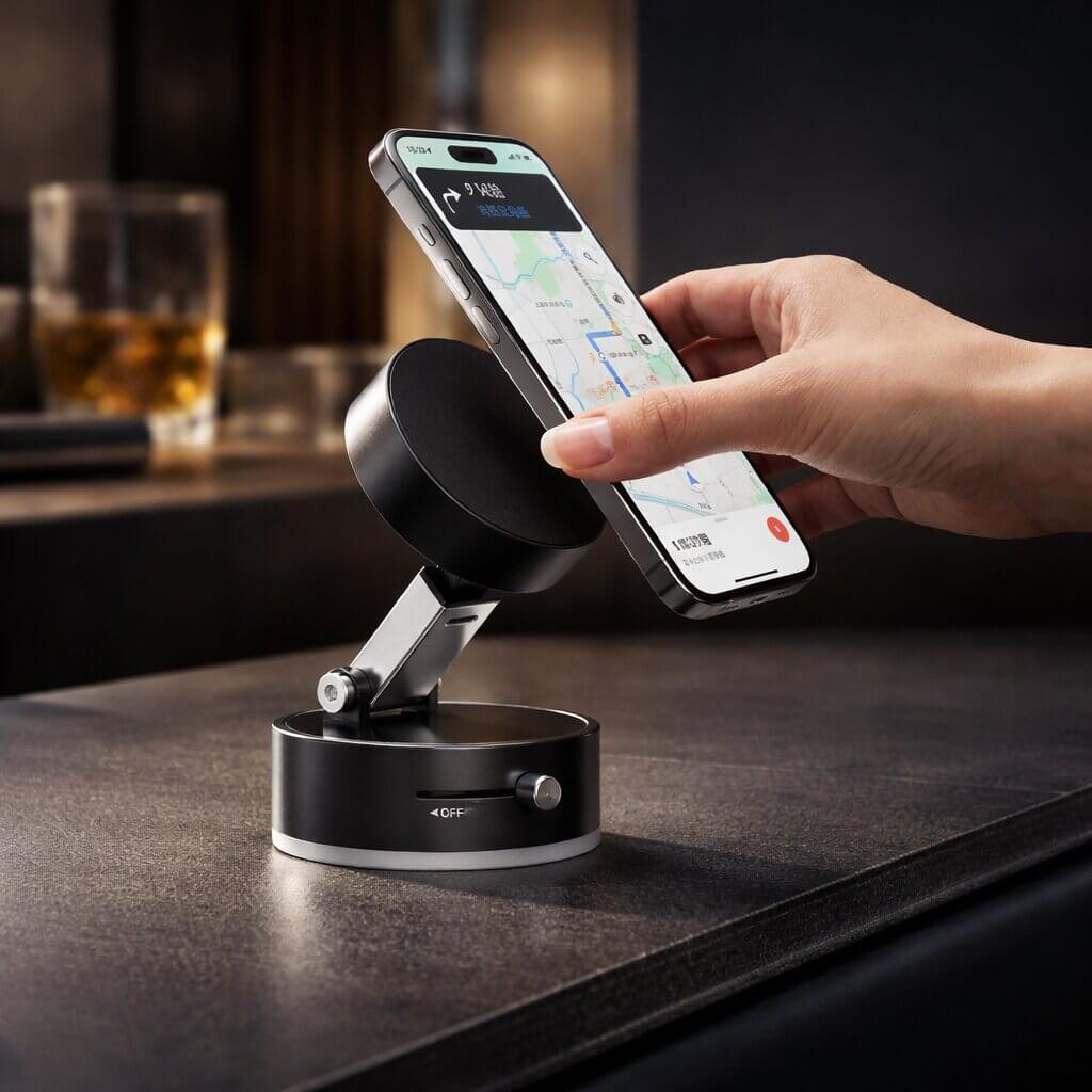 SecureGrip Magnetic Car Mount with 360° Rotation