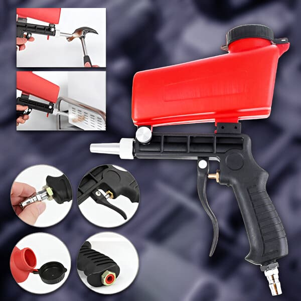 Versatile Sandblasting Tool for Smooth Finishes