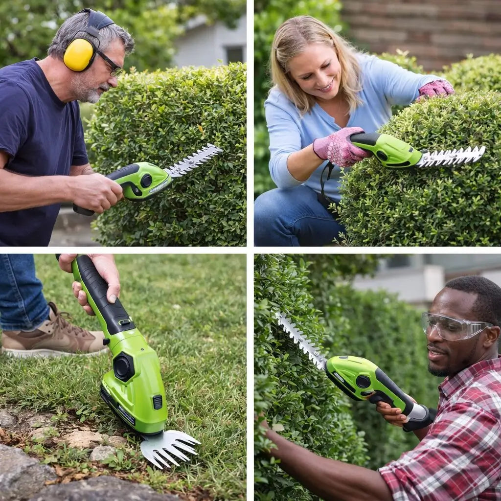 Cordless Hedge Trimmer & Grass Shears | GreenEdge Tool