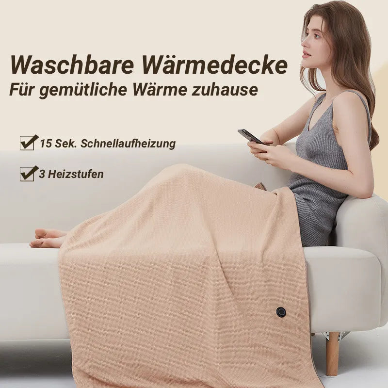 Portable Electric Blanket with Adjustable Heat Settings