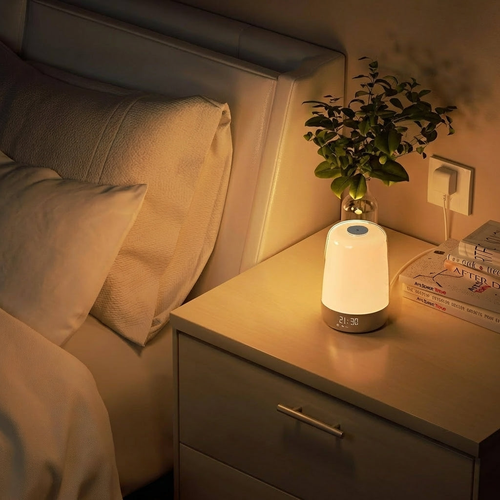 Gentle Rise Alarm Clock - Wake Up Naturally with 16 Colors