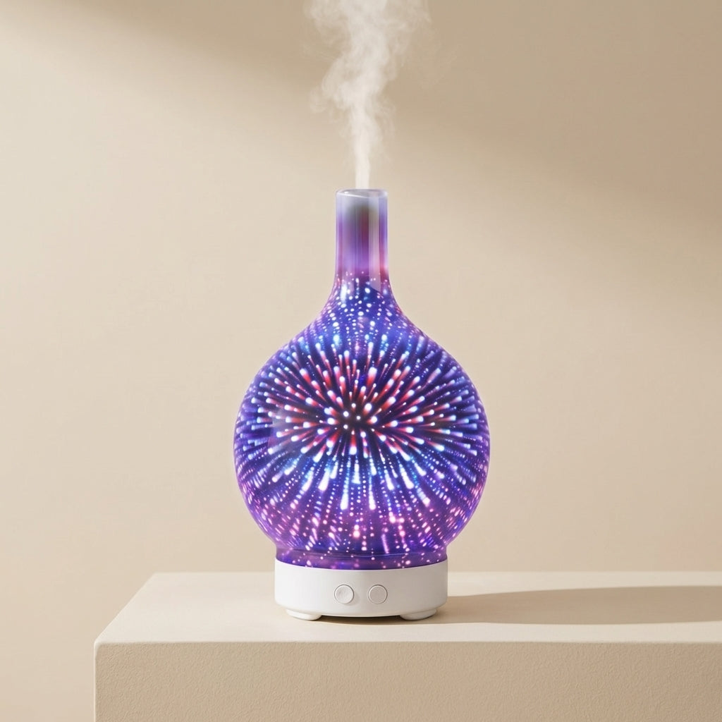 Essential Oil Mist Diffuser with Ambient Light & Timer