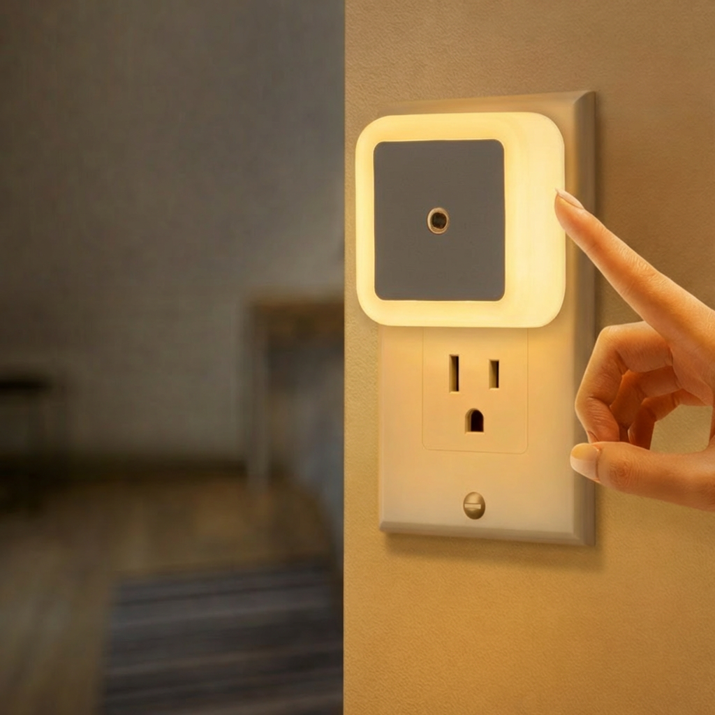 Smart Motion-Activated LED Night Light with Adjustable Brightness