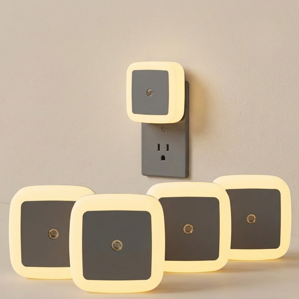 Smart Motion-Activated LED Night Light with Adjustable Brightness