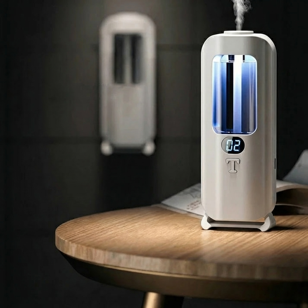 Versatile USB Rechargeable Humidifier with Colorful LED Light