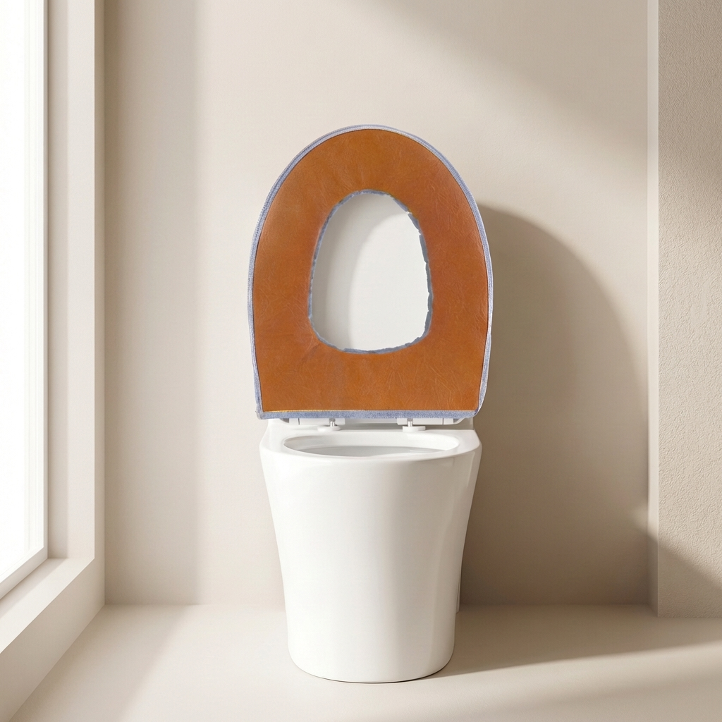 Luxurious Plush Toilet Seat Cover - Washable & Universal Fit