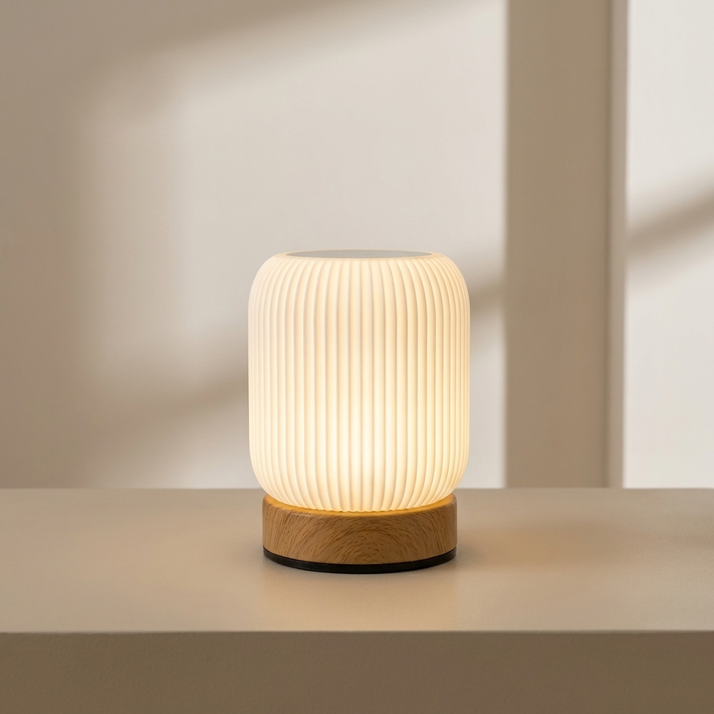 Smart Touch-Controlled LED Table Lamp with USB Charging