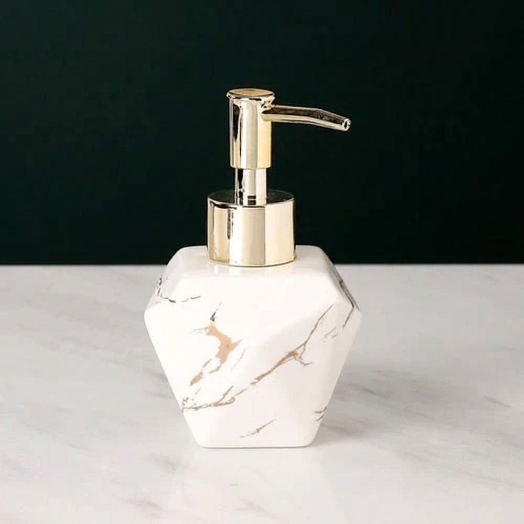 Elegant Marble Soap Dispenser for Stylish Spaces