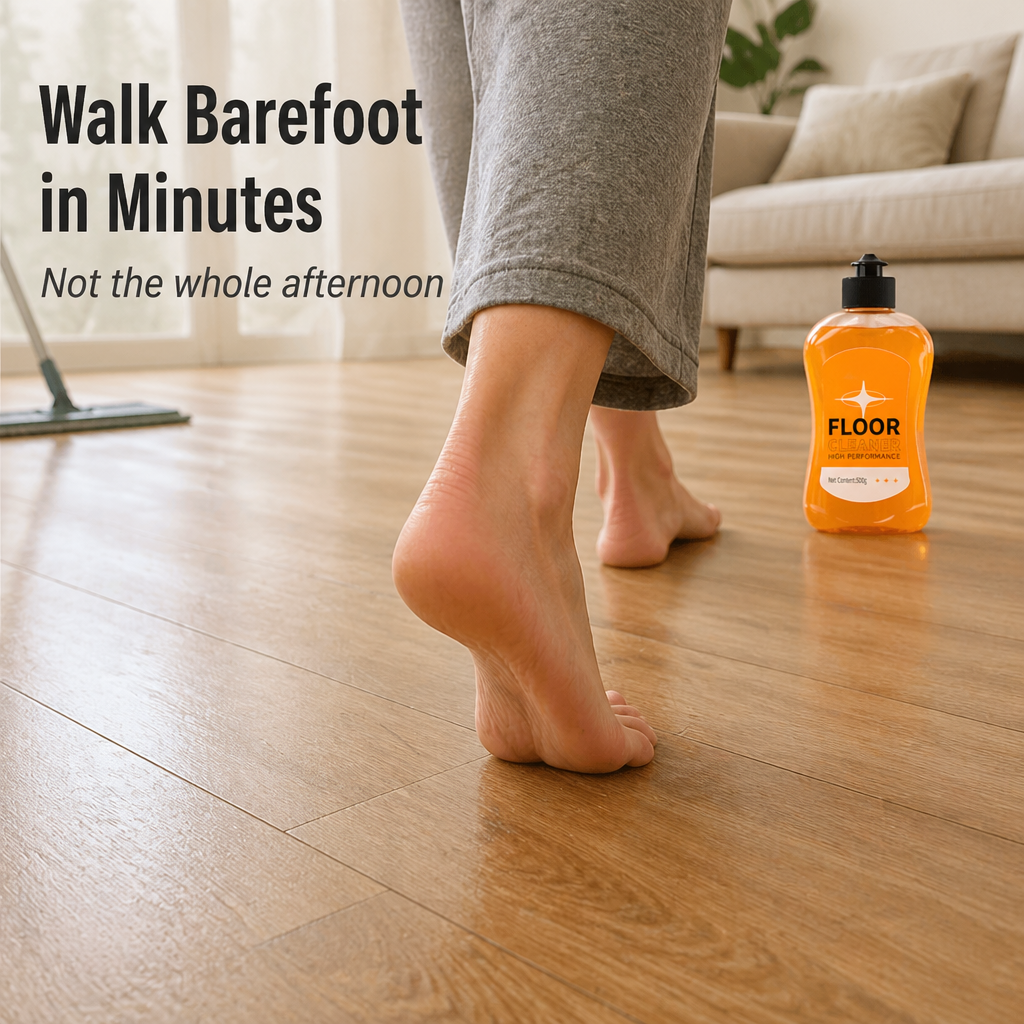 FloorLuxe™ — Mop Wood, Tile, and Bamboo Free of Sticky Chemical Residue