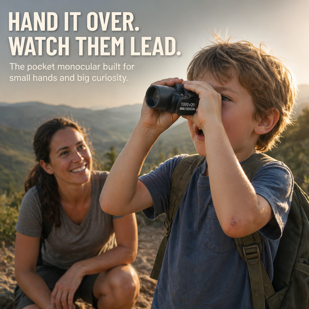 VegaScope™ Mini — Bring Distant Birds, Bugs and Mountains Right Into Your Kid's Pocket