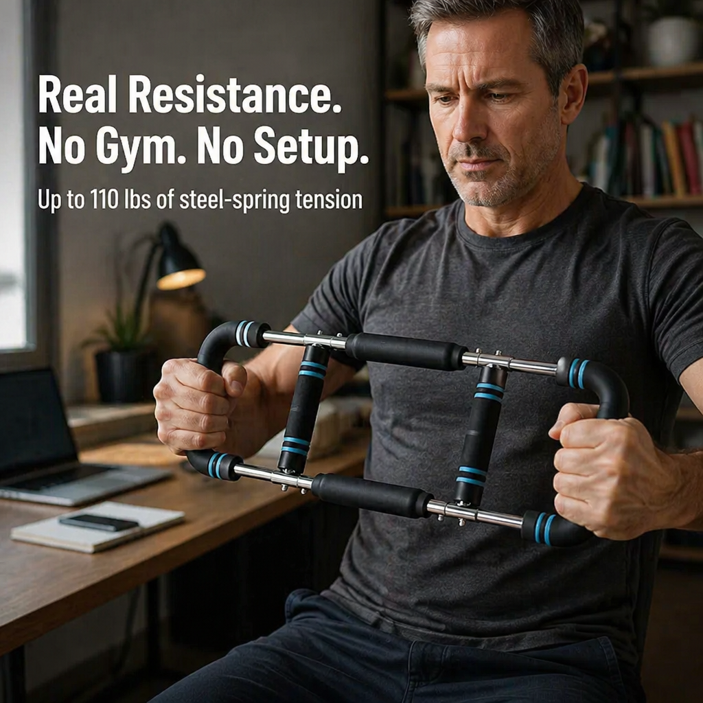 IronVibe™ Adjustable Twister — Tone Stronger Arms, Chest & Back in Just 10 Minutes