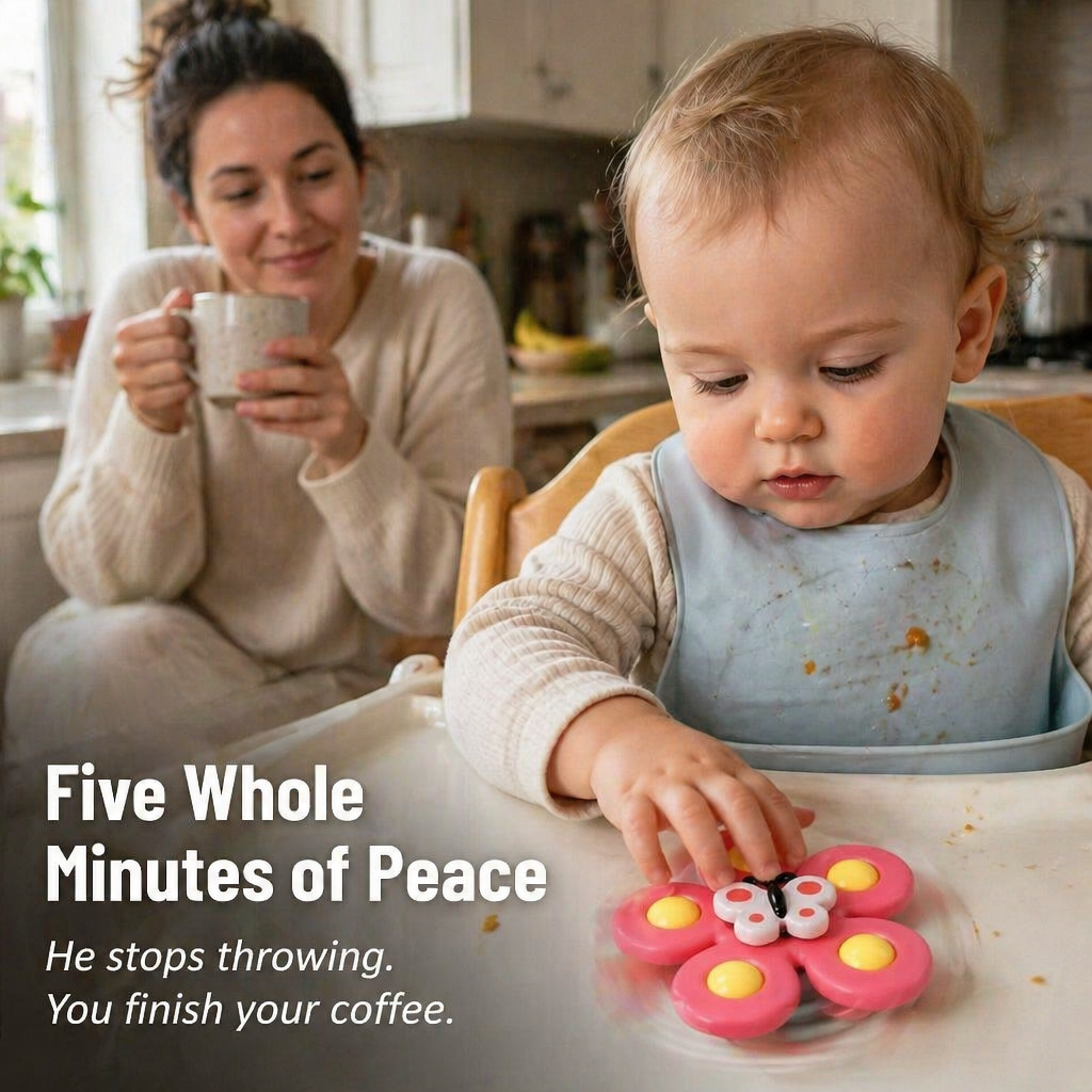 Magnetic SpinWhirl™ — Attach, Spin & Halt Toddler Tantrums Instantly