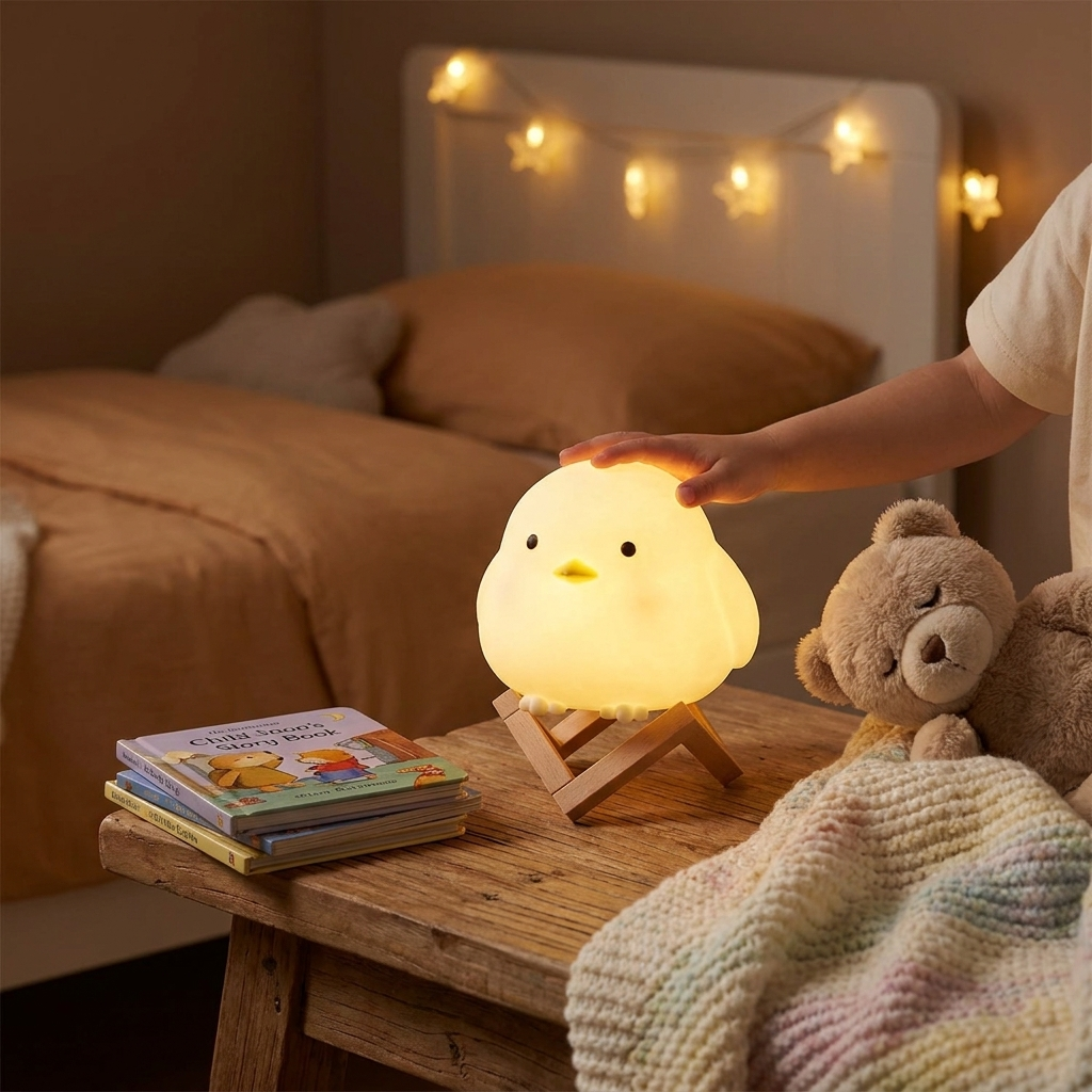 Charming Animal LED Night Lamp - Soft & Portable