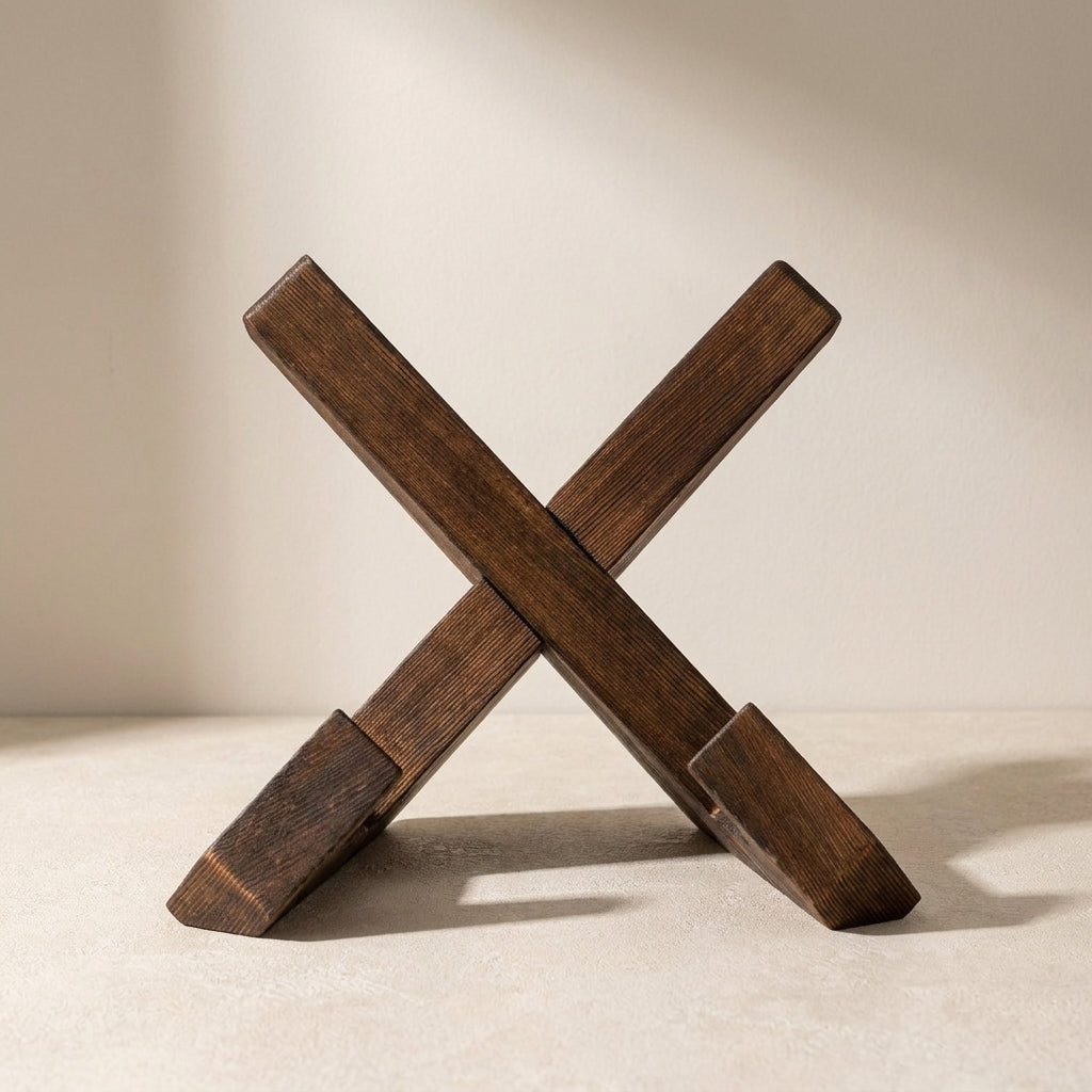Versatile Wooden Recipe Holder for Hands-Free Cooking