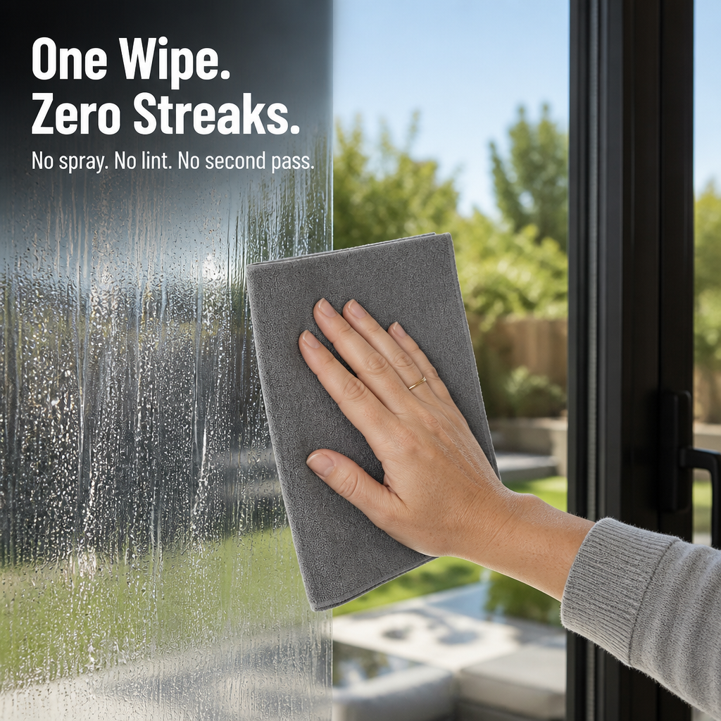 VibraPure™ — Clean Glass, Screens, and Chrome Without a Streak in a Single Swipe