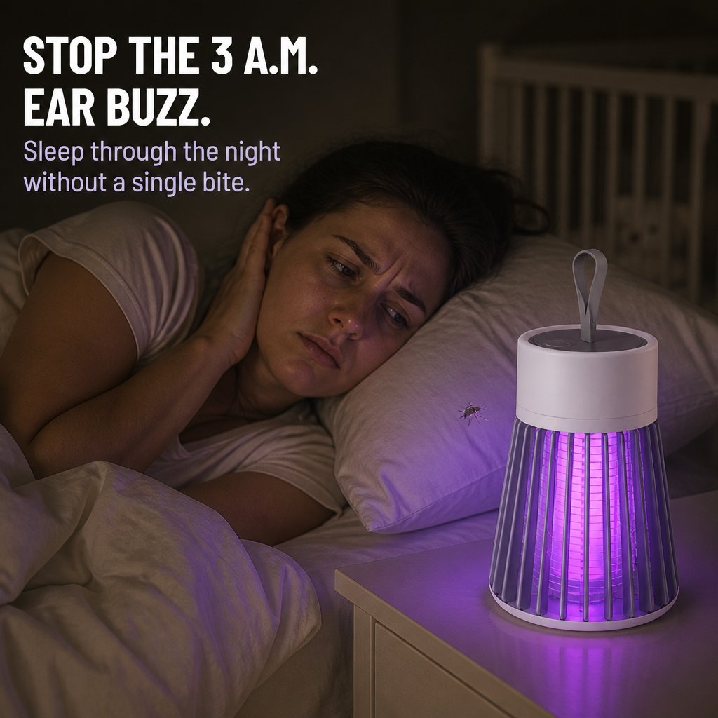 ViraTrapt™ — Gently Draw Mosquitoes Away From Your Bed Using Silent UV Light