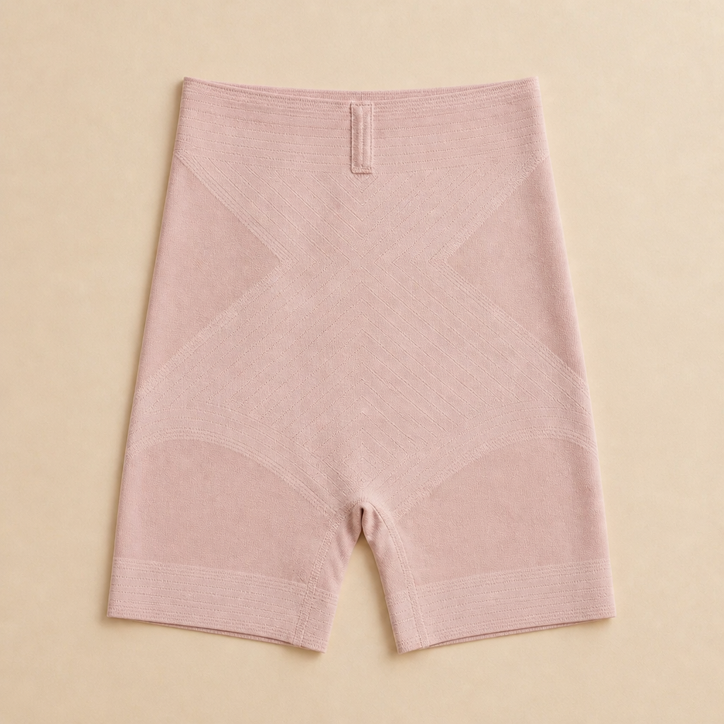 LumaSilk™ – Seamless High-Waist Shaping Shorts with Anti-Roll Waistband