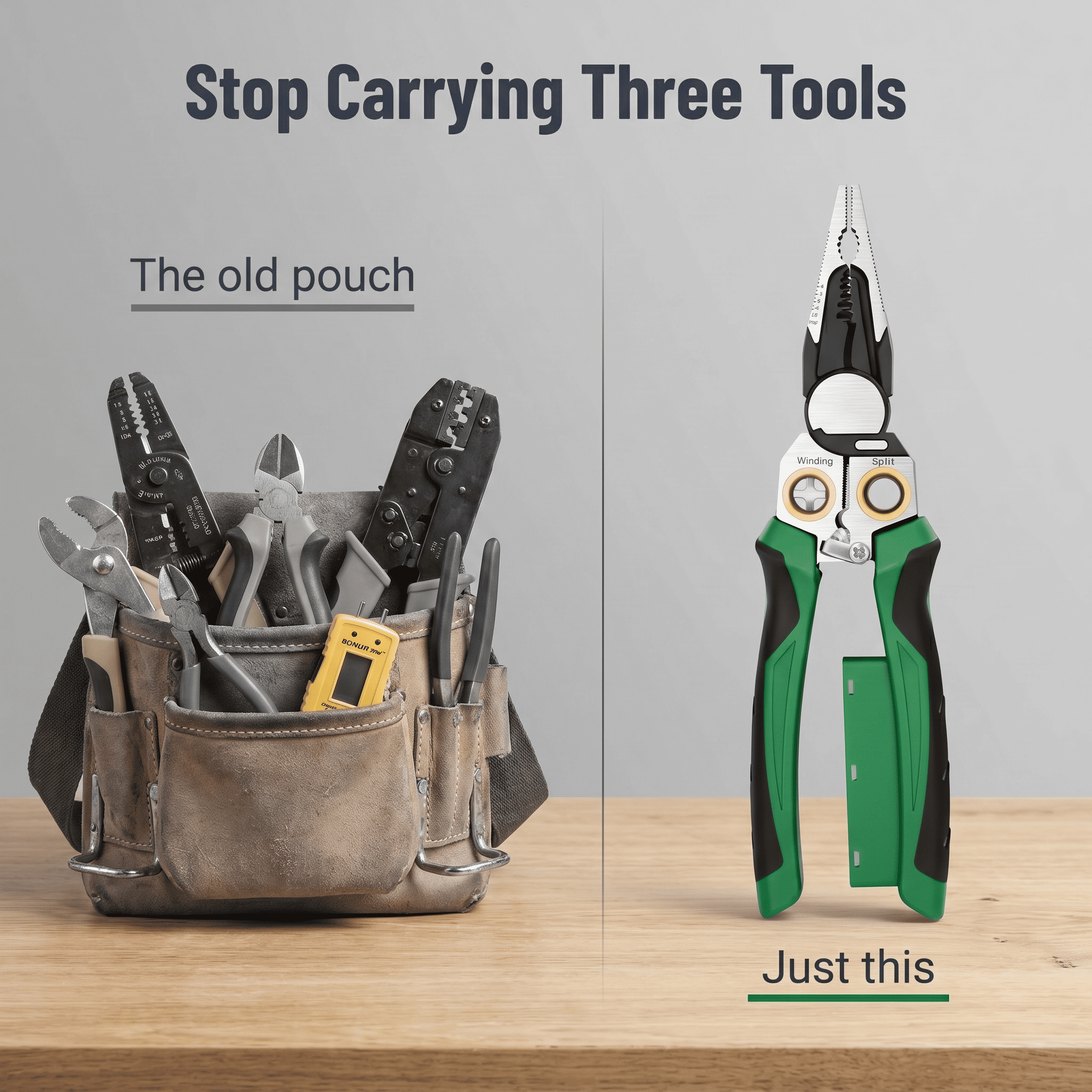 VoltCraft Pro™ — Strip, Cut, Crimp & Test Any Wire With One 7-in-1 Tool