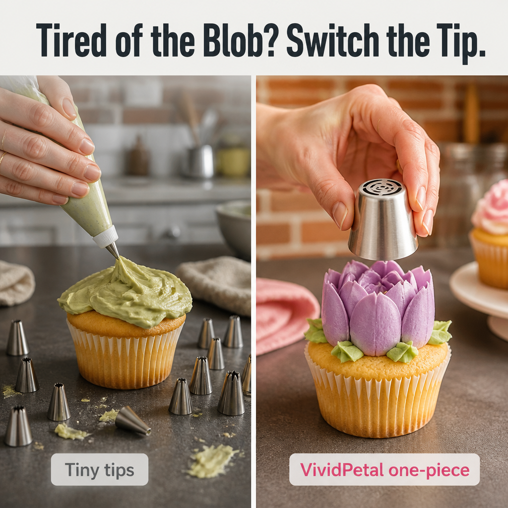 VividPetal™ — Pipe Bakery-Worthy Buttercream Flowers in One Simple Squeeze