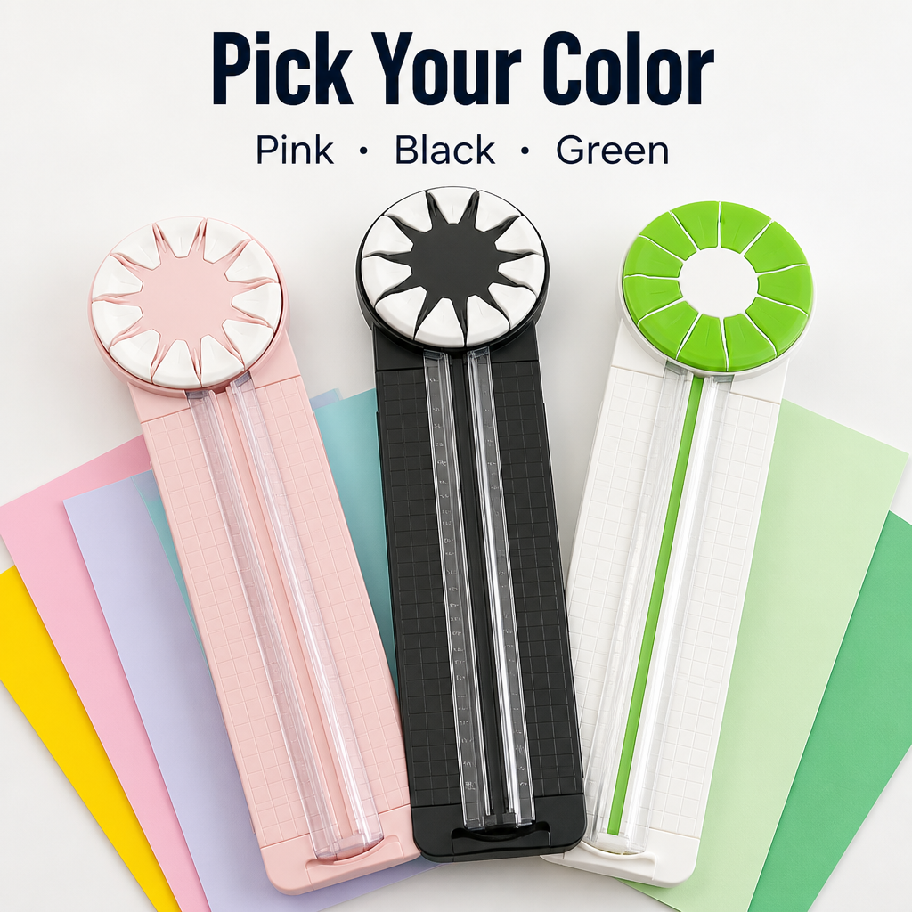 SliceMaster™ — Turn One Wheel, Cut 12 Decorative Edges Clean Every Time