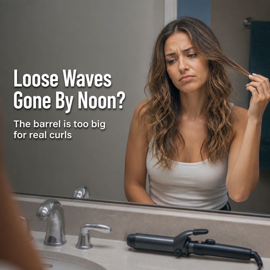LuminaWave™ — Set Tight, Springy Curls That Hold Past Lunch Without Frying Your Hair